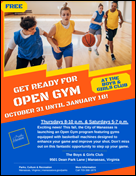 Open Gym Flyer-English